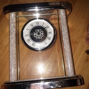 Silver Panel Wedding Clock